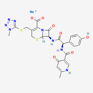 molecular formula C25H23N8NaO7S2 B7908237 CID 636404 