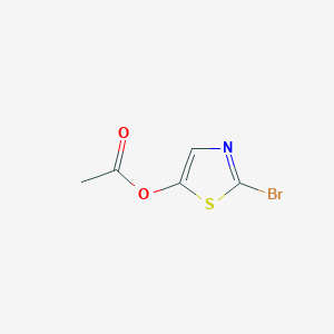 (2-Bromo-1,3-thiazol-5-yl) acetate