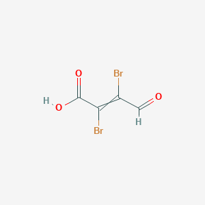 molecular formula C4H2Br2O3 B7908322 2,3-二溴-3-甲酰丙烯酸 