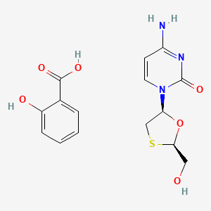 molecular formula C15H17N3O6S B7908371 Lamivudine salicylate 