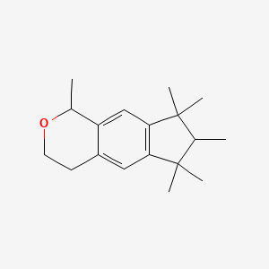 molecular formula C18H26O B7908382 1,6,6,7,8,8-Hexamethyl-1,3,4,6,7,8-hexahydrocyclopenta[g]isochromene CAS No. 135546-42-8
