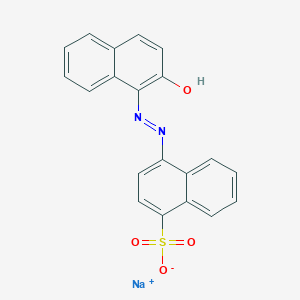 sodium;4-[(2-hydroxynaphthalen-1-yl)diazenyl]naphthalene-1-sulfonate