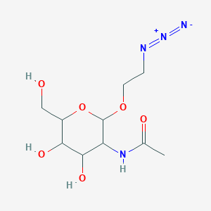 molecular formula C10H18N4O6 B7908557 2-Azidoethyl 2-Acetamido-2-deoxy-beta-D-galactopyranoside 
