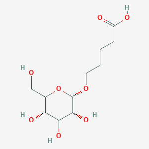 5-[(2S,3R,5S)-3,4,5-trihydroxy-6-(hydroxymethyl)oxan-2-yl]oxypentanoic acid