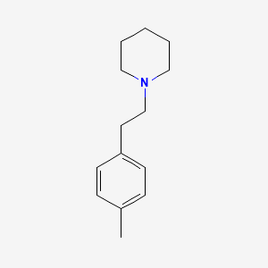 molecular formula C14H21N B7908605 1-(4-Methylphenethyl)piperidine 