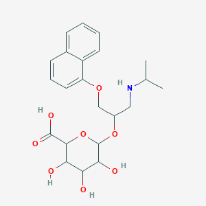 molecular formula C22H29NO8 B7908607 Propranolol-2-O-b-D-glucuronide 