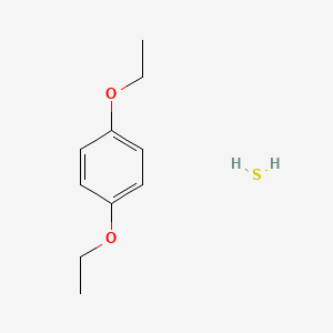 molecular formula C10H16O2S B7908649 1,4-Diethoxybenzene;sulfane 