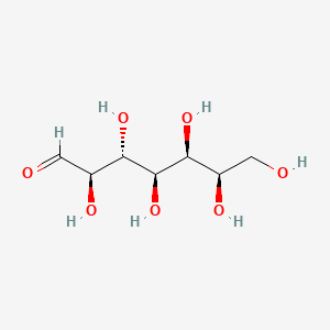 molecular formula C7H14O7 B7908673 (2R,3R,4R,5S,6R)-2,3,4,5,6,7-Hexahydroxyheptanal 