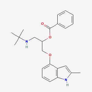 molecular formula C23H28N2O3 B7908676 Bopindolol CAS No. 69010-88-4