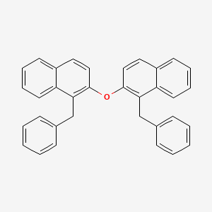 molecular formula C34H26O B7908680 1-Benzyl-2-(1-benzylnaphthalen-2-yl)oxynaphthalene 