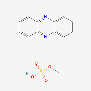 molecular formula C13H12N2O4S B7908697 Methyl hydrogen sulfate;phenazine CAS No. 2360-48-7
