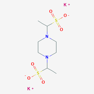 Dipotassium;1-[4-(1-sulfonatoethyl)piperazin-1-yl]ethanesulfonate