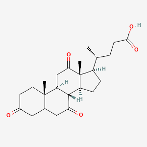 molecular formula C24H34O5 B7908747 3,7,12-Triketocholansaure 