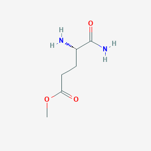molecular formula C6H12N2O3 B7908916 H-Glu(Ome)-Nh2 HCl 