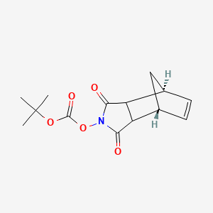 molecular formula C14H17NO5 B7909073 tert-butyl [(1R,7S)-3,5-dioxo-4-azatricyclo[5.2.1.02,6]dec-8-en-4-yl] carbonate 