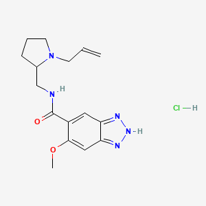 molecular formula C16H22ClN5O2 B7909145 Alizapride hydrochloride 