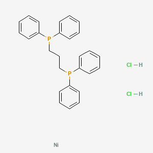 3-Diphenylphosphanylpropyl(diphenyl)phosphane;nickel;dihydrochloride