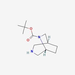 tert-Butyl (1R*,5S*)-3,6-diazabicyclo[3.2.2]nonane-6-carboxylate