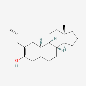molecular formula C21H32O B7909255 (8R,9R,10S,13S,14S)-2-Allyl-13-methyl-4,5,6,7,8,9,10,11,12,13,14,15,16,17-tetradecahydro-1H-cyclopenta[a]phenanthren-3-ol CAS No. 1105693-07-9