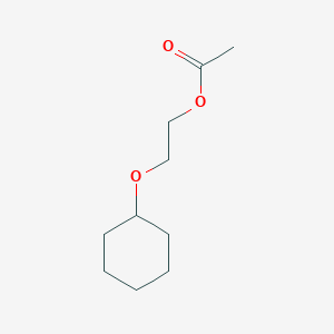 molecular formula C10H18O3 B079093 2-(Cyclohexyloxy)ethyl acetate CAS No. 15175-06-1