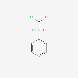 molecular formula C7H8Cl2Si B7909303 Dichloromethyl(phenyl)silane 