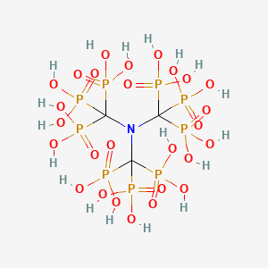 molecular formula C3H18NO27P9 B7909310 [[Bis(triphosphonomethyl)amino]-diphosphonomethyl]phosphonic acid 