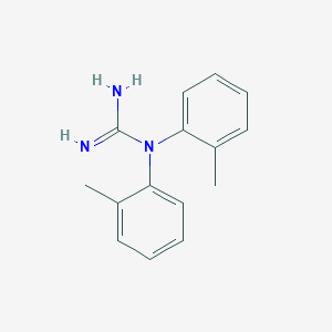 molecular formula C15H17N3 B7909344 1,1-Di-o-tolylguanidine 