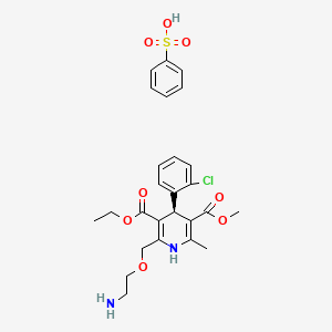 molecular formula C26H31ClN2O8S B7909571 左旋氨氯地平贝沙 CAS No. 192583-58-7