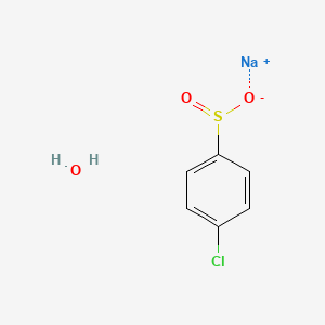 molecular formula C6H6ClNaO3S B7909630 Sodium 4-chlorobenzenesulfinate hydrate 