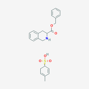 benzyl 1,2,3,4-tetrahydroisoquinoline-3-carboxylate;(1S)-4-methylcyclohexa-2,4-diene-1-sulfonic acid