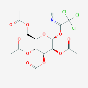 molecular formula C16H20Cl3NO10 B7909756 2,3,4,6-四-O-乙酰基-α-D-甘露吡喃糖基三氯乙酰亚胺 