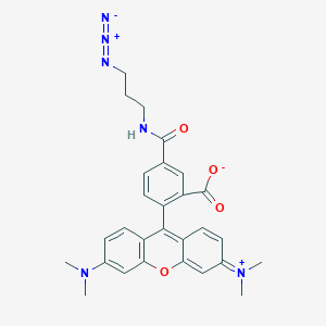 molecular formula C28H28N6O4 B7909776 5-Carboxytetramethylrhodamine Azide 