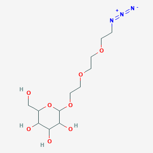 2-[2-[2-(2-Azidoethoxy)ethoxy]ethoxy]-6-(hydroxymethyl)oxane-3,4,5-triol