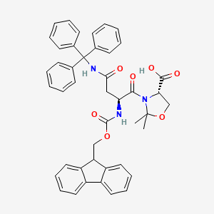 molecular formula C44H41N3O7 B7909811 Fmoc-asn(trt)-ser(psime,mepro)-OH 