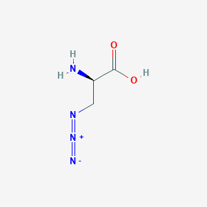 molecular formula C3H6N4O2 B7909828 3-叠氮基-D-丙氨酸 