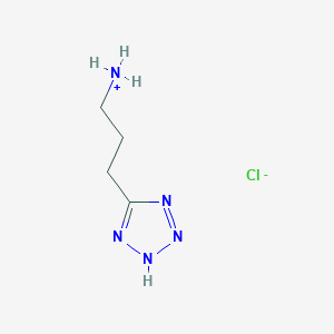 molecular formula C4H10ClN5 B7909855 3-(2H-tetrazol-5-yl)propylazanium;chloride 