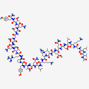 molecular formula C127H205N37O40 B7909913 Salmon calcitonin (8-32) reduced CAS No. 161902-50-7