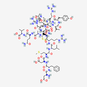 H-Asp-Phe-Asp-Met-Leu-Arg-Cys(1)-Met-Leu-Gly-Arg-Val-Tyr-Arg-Pro-Cys(1)-Ala-Gln-Val-OH