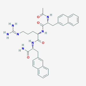 molecular formula C34H39N7O4 B7909919 Ac-D-2Nal-Arg-D-2Nal-NH2 CAS No. 475498-27-2