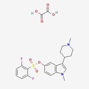 molecular formula C23H24F2N2O7S B7909931 SGS518 (oxalate) 