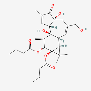 molecular formula C28H40O8 B7909979 Phorbol 12,13-dibutyrate CAS No. 61557-88-8