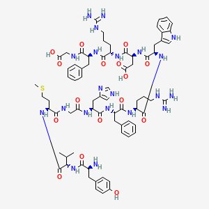 molecular formula C74H99N21O16S B7909996 Yvmghfrwdr FG 