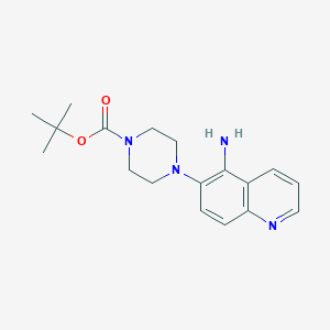 Tert-butyl 4-(5-aminoquinolin-6-YL)piperazine-1-carboxylate