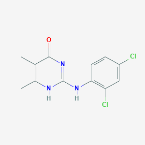 2-(2,4-dichloroanilino)-5,6-dimethyl-1H-pyrimidin-4-one