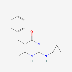 5-benzyl-2-(cyclopropylamino)-6-methyl-1H-pyrimidin-4-one