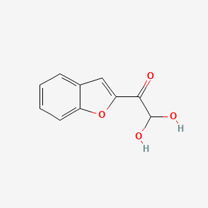 1-(Benzofuran-2-yl)-2,2-dihydroxyethan-1-one