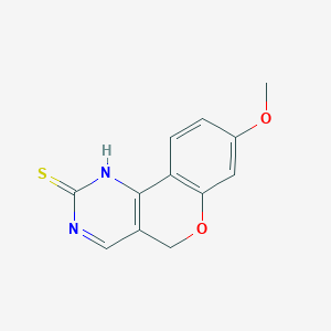 8-methoxy-5H-chromeno[4,3-d]pyrimidine-2-thiol