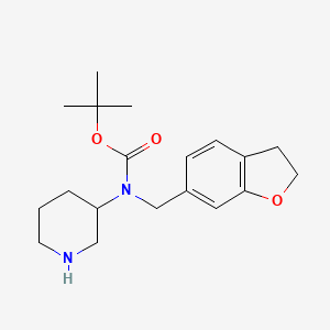 Tert-butyl (2,3-dihydrobenzofuran-6-yl)methylpiperidin-3-ylcarbamate