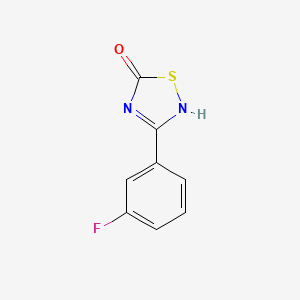 3-(3-fluorophenyl)-2H-1,2,4-thiadiazol-5-one