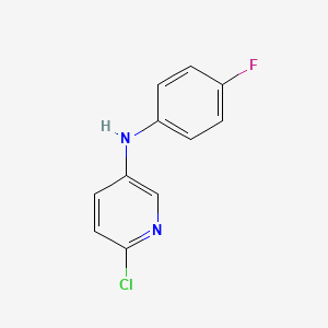 6-chloro-N-(4-fluorophenyl)pyridin-3-amine